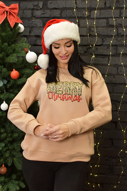 Женский свитшот на флисе 