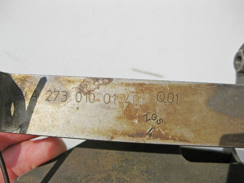 Mercedes-Benz  A2730100140 Кронштейн датчика рівня масла в піддоні для двигуна M273 V8 4.6 5.5л S-Class W221 CL C216 Одесса - изображение 8