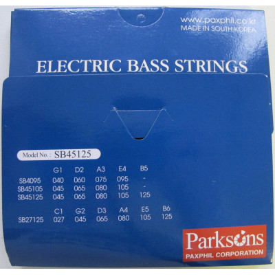 Струни для гітари Parksons Electric Bass Strings (40-125) (SB45125) Вінниця - фото 3
