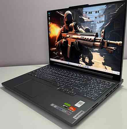 Новый! Ноутбук: Legion Slim 5.2K 165Hz. RTX 4060 8Gb. 140W R5 7640HS 16' 1TB 16Gb. Харків