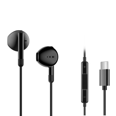 Наушники Ergo VM-730 Type-C Earphones Black (VM-730K) Винница - изображение 1