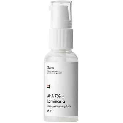 Пилинг для лица Sane AHA 7% + Laminaria С комплексом фруктовых кислот 7% 30 мл (4820266830427) Винница