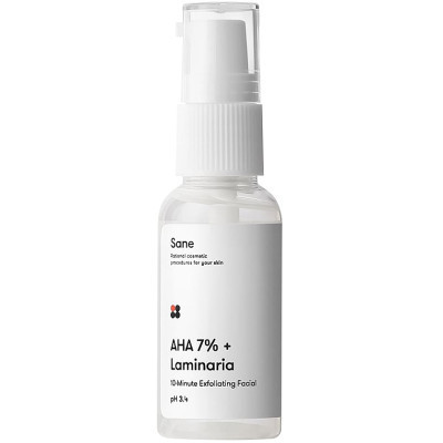 Пилинг для лица Sane AHA 7% + Laminaria С комплексом фруктовых кислот 7% 30 мл (4820266830427) Винница - изображение 1