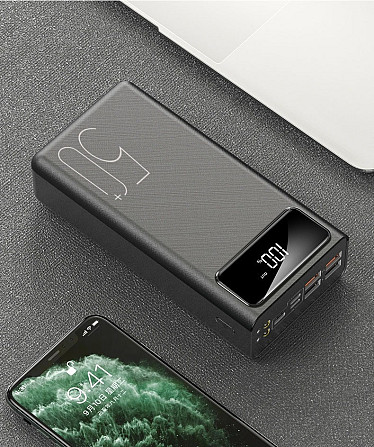 Внешний аккумулятор Power Bank 50000mAh Black Винница - изображение 1