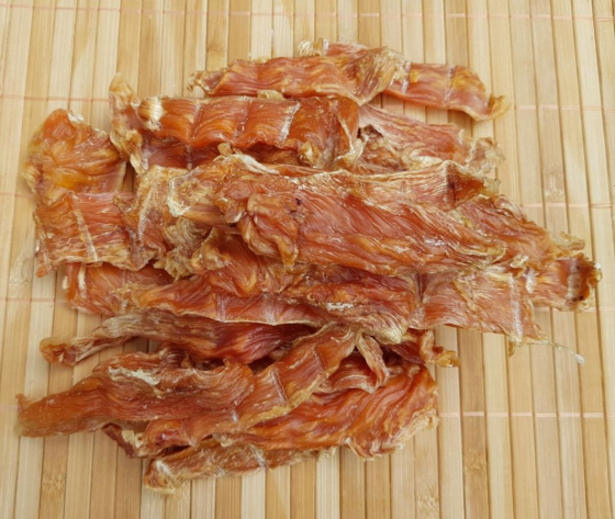 Натуральное лакомство для собак филе курицы сушеное премиум 