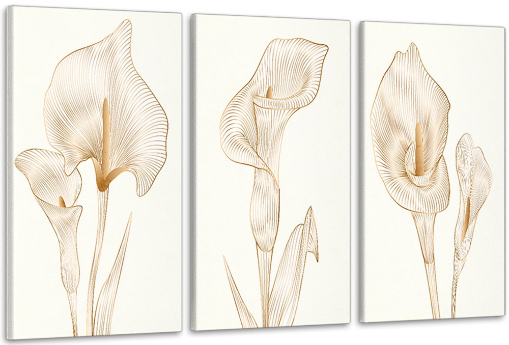 Модульная картина в гостиную / спальню  Квіти     ART-181_3A 70х130 см Киев - изображение 1