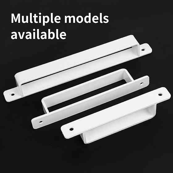 Ручка дверная Модель 032 Белая Чугунная Vintage 156 мм набор 2 для входных и межкомнатных дверей тяжёлая Киев