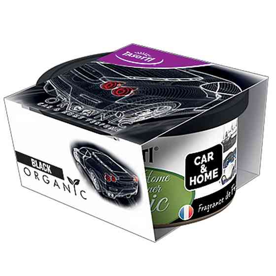 Ароматизатор для авто консерва "Organic" Black (Чорний) 42г Tasotti Київ