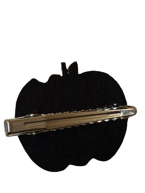 Набор 1 заколка Тыква и 2 заколки с принтом паук Хэллоуин фиолетовый Киев - изображение 2