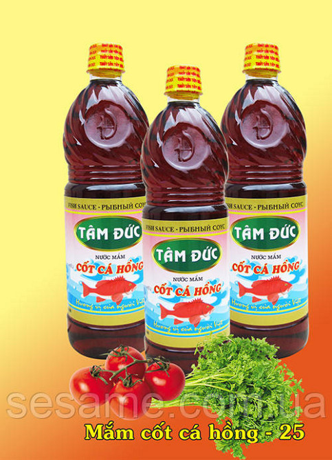 Рибний соус Tam Duc Cot Ca Hong 25° 1 літр (В'єтнам) Харків - фото 2