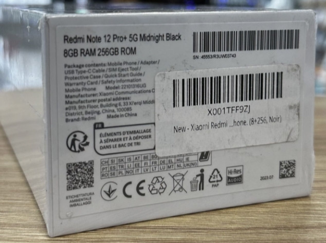 Смартфон: Xiaomi Redmi Note 12 Pro Plus 8/256Gb Black Киев - изображение 2