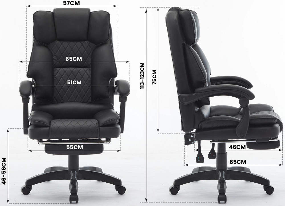 Кресло офисное Diego Comfort Pro черное Киев - изображение 2