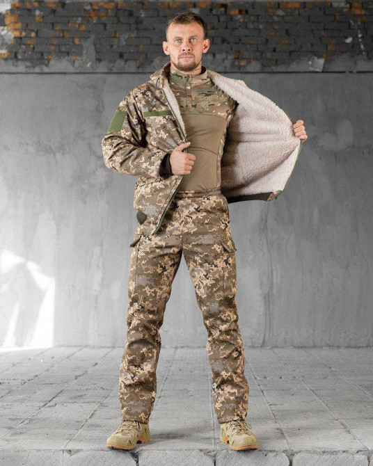 Тактичний костюм KRANG на овчині піксель ВТ0513 Одеса - фото 1