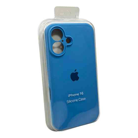 Чохол для смартфона Silicone Full Case AA Camera Protect for Apple iPhone 16 49,Cornflower Київ