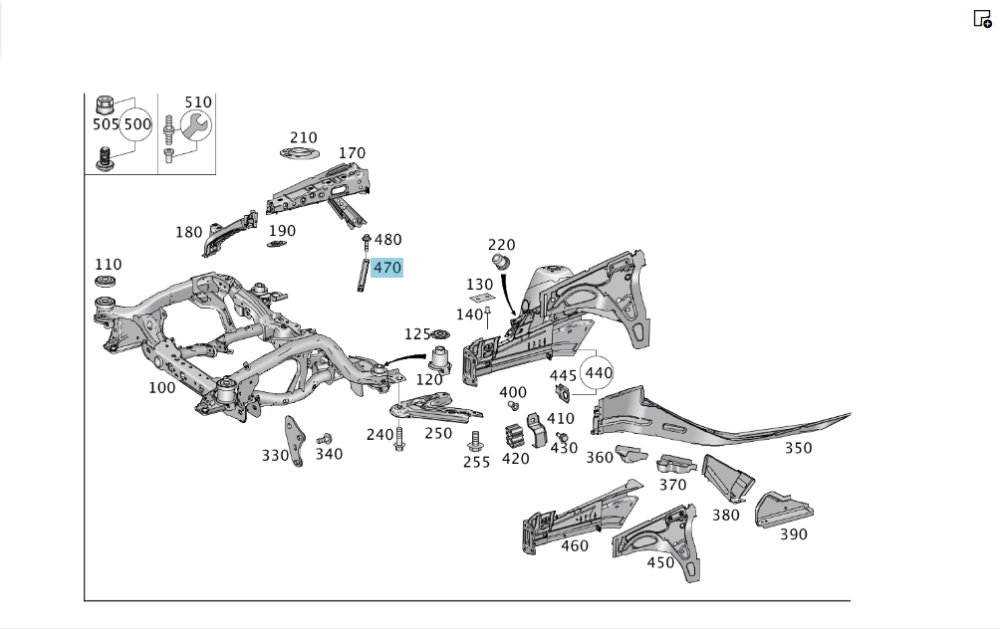 Mercedes-Benz  A1666260183 Розпірка підкапотна ML/GLE W166 GL/GLS X166 GLE Coupe C292 Одесса - изображение 2