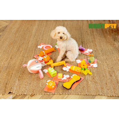 Игрушка для собак MISOKO&CO Косточка желтая 19 см (BEIRJ04182-G) Винница - изображение 2