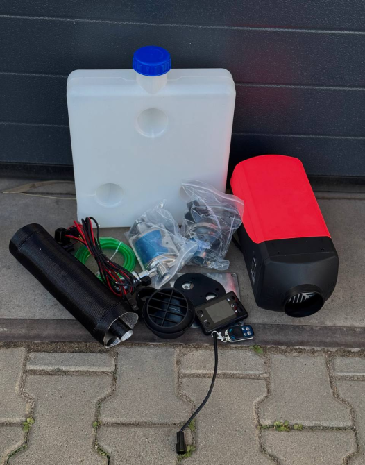 Автономний дизельний обігрівач (Webasto) Ondragon 8 кВт 12/24В, LCD-дисплей, таймер, пульт ДК Київ - фото 10