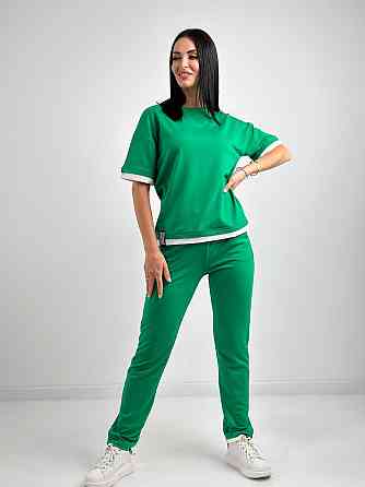 Летний трикотажный костюм-двойка 