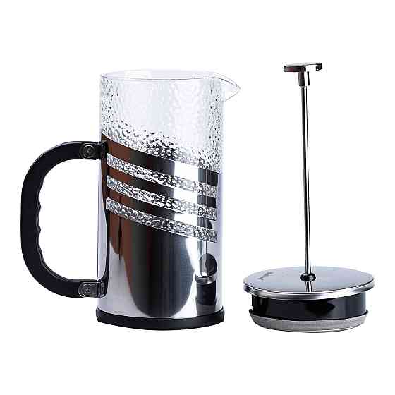 TS Kitchen Чайник заварювальний з фільтром френч прес 1л Сріблястий Коломыя