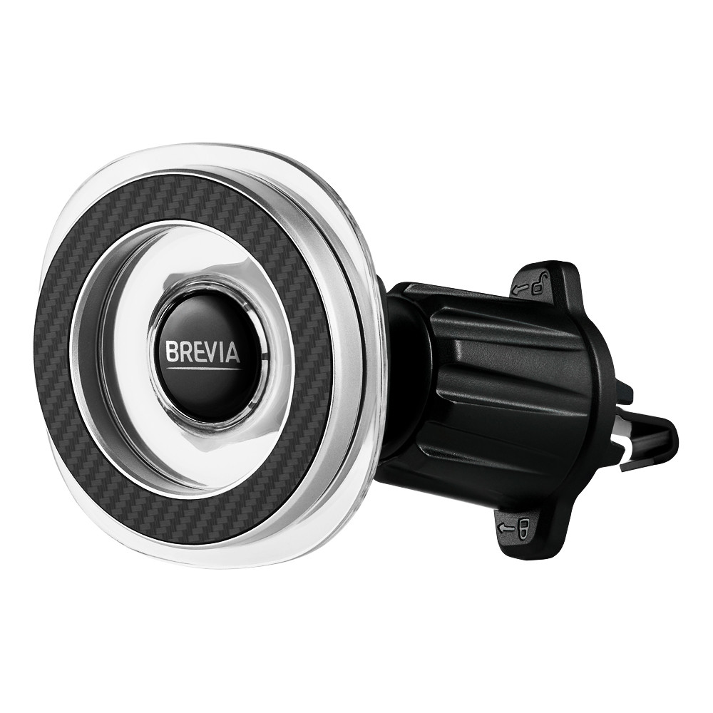Тримач телефону автомобільний Brevia AirVent Ultra Сrystal MagRING на дефлектор, магнітний Magsafe Львів - фото 3