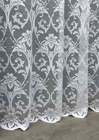 Тюль жаккард "Преміум" колір білий 1202т Київ