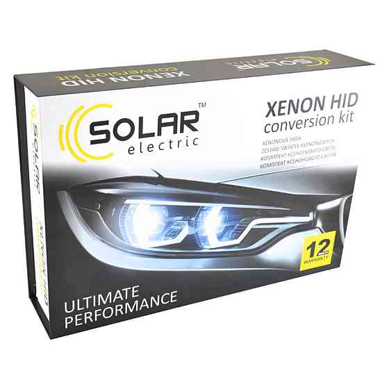 Комплект ксенону Solar H1 5000K 85V 35W P14.5s KET+Ballast, 2шт Киев