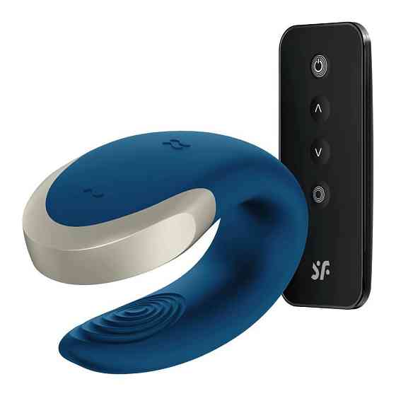 Вібратор для пар Satisfyer Powrot Double Love (Blue) Sex Aura Київ