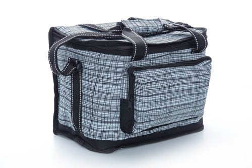 Термосумка 15 л чорно-біла (32*20*24 см) СИЛА Рівне - фото 1