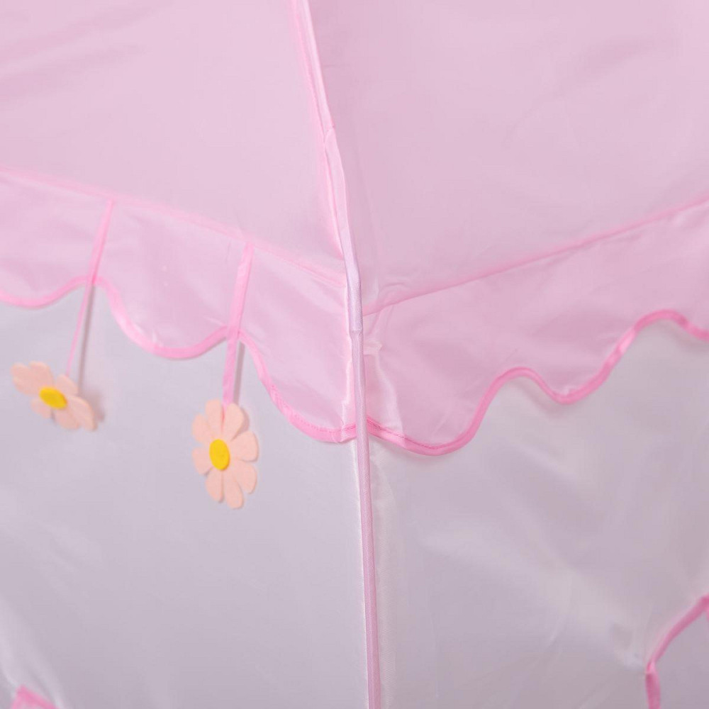 Детская игровая палатка домик для девочек 125×100×120 см палатка домик для детей Розовая HP-S-1NDP Киев - изображение 6