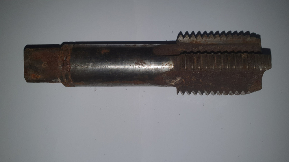 Метчик ручной М45х4. Длина - 170 мм. СССР. Харьков - изображение 1