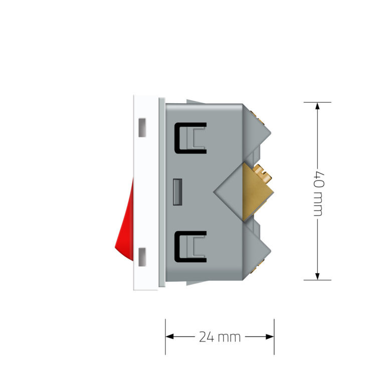 Майстер-вимикач LIVOLO, білий, 20А 230В, модуль без рамки (VL-FCMKV20A-2WP) Коломыя - изображение 8
