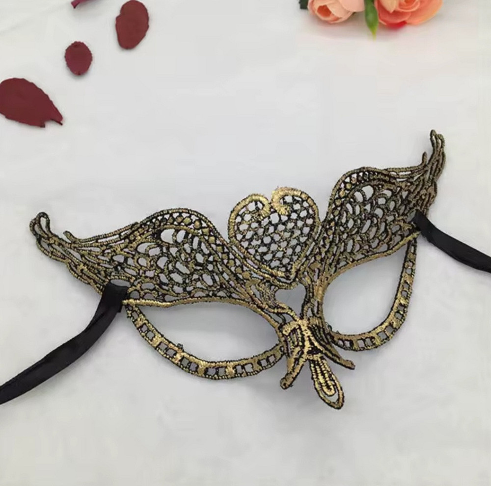 Маска маскарадна one size золотистий Київ - фото 1