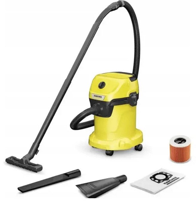 Пилосос Karcher WD 3 V-17/4/35+Nozzles 1.628-124.0 нові з Польщі. Харків - фото 1