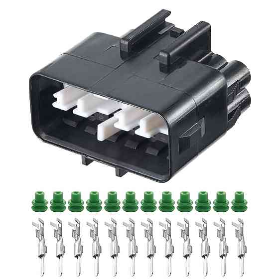 Роз'єм конектор 12-кон., MG651343, MG651343-5, KET Корея універс., Моторний відсік, Hyundai, Kia 41281 Київ