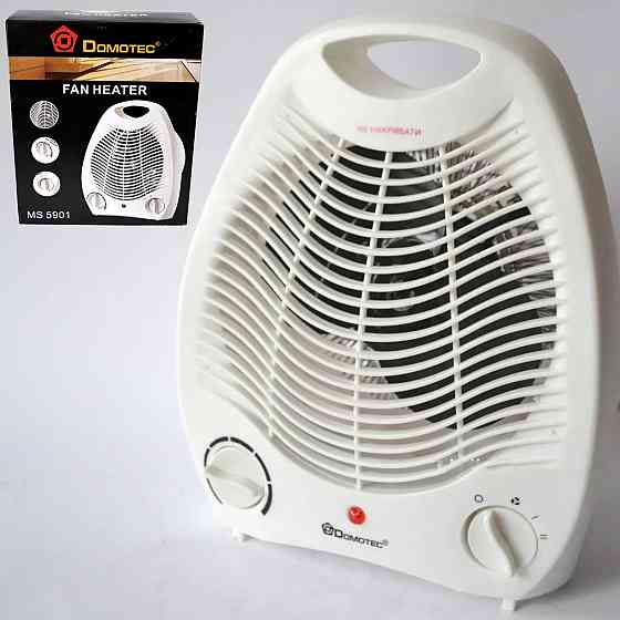 Тепловентелятор 2кв Domotec, Напольный тепловентилятор дуйка, Автономный обогреватель для квартиры LX-19 Львов