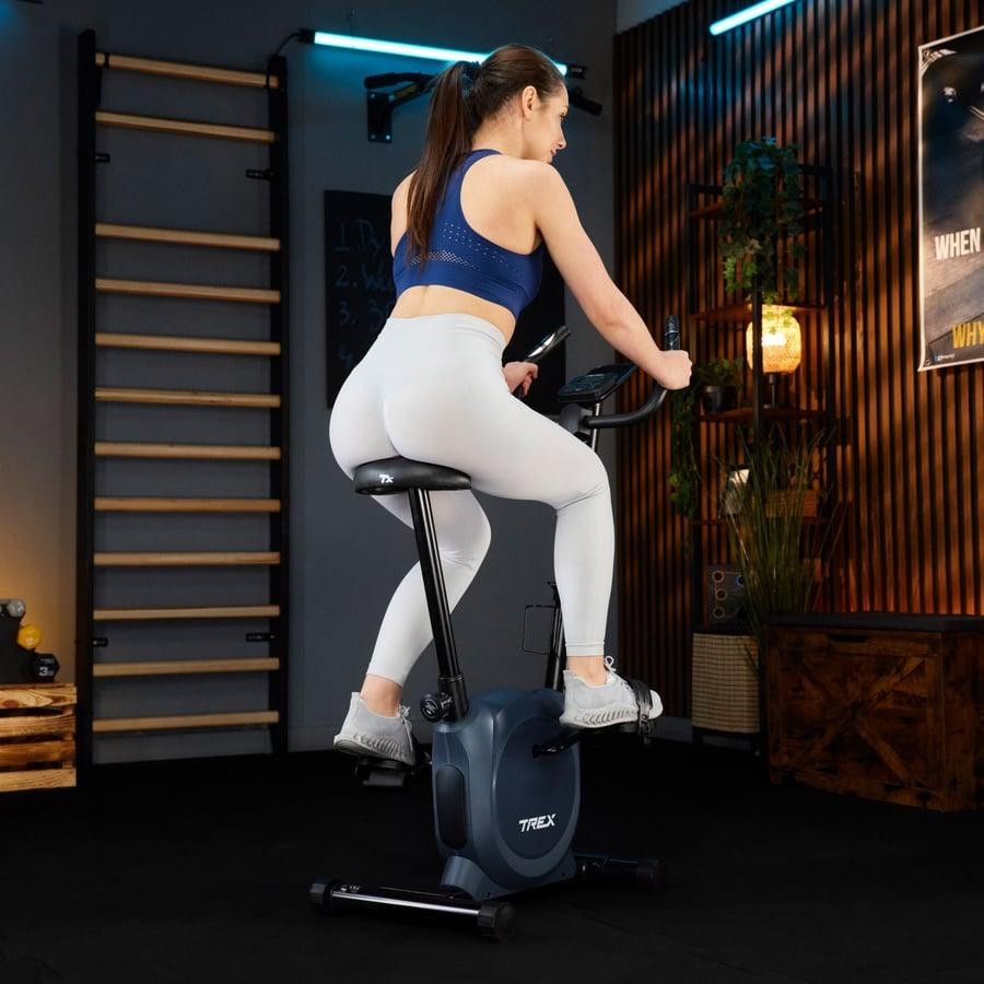 Велотренажер магнитный TX-350MB домашний компактный тренажер для дома кардио и фитнес тренировок СИНИЙ Киев - изображение 5