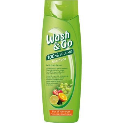 Шампунь Wash&Go с экстрактами фруктов для всех типов волос 360 мл (8008970056777) Винница - изображение 1