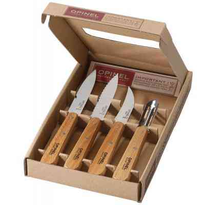 Набір ножів Opinel Les Essentiels Olive 4шт (002163) Вінниця