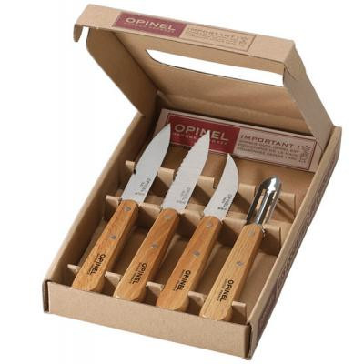 Набір ножів Opinel Les Essentiels Olive 4шт (002163) Вінниця - фото 1