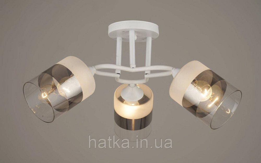 Люстра стельова Sirius B A3420/3 WT на 3 плафони Київ - фото 1