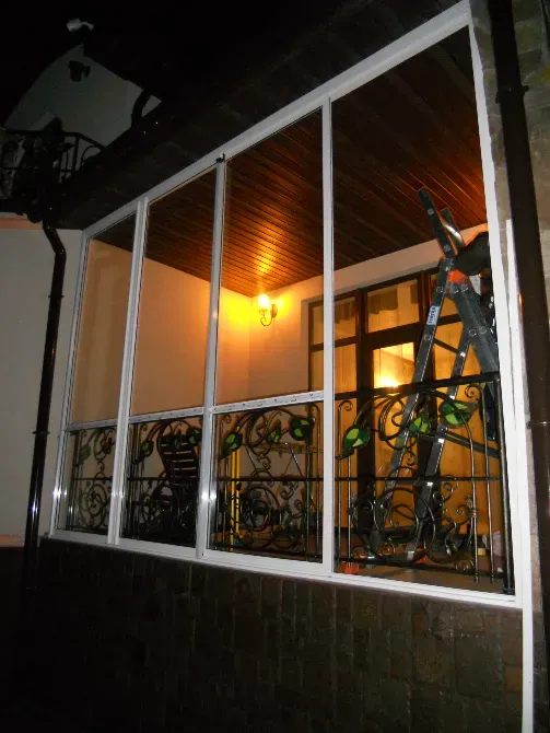 Раздвижные перегородки, раздвижные балконы, террасы Киев - изображение 18