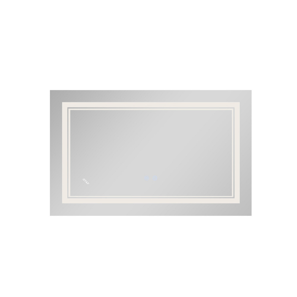 Зеркало Qtap Cardinal (CA1) 700х500 с LED-подсветкой Touch, с антизапотеванием, с диммером, рег. темп. цвета (3000-6500K) Киев - изображение 6