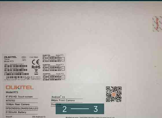Планшет Новый! OUKITEL RT3. Киев