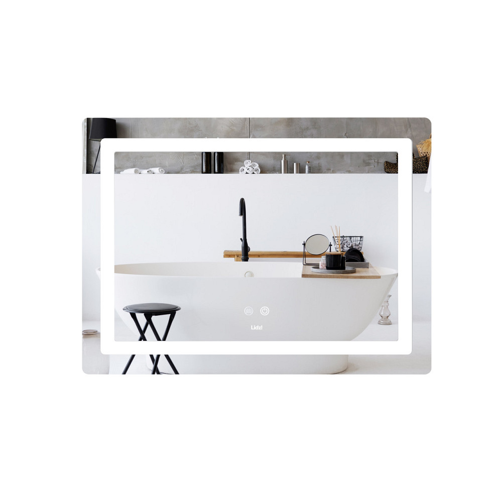 Зеркало Lidz Kubis (KU2) 700х500 с LED-подсветкой Touch, с антизапотеванием, с диммером, рег. яркости LD78LF90448486 Киев - изображение 1