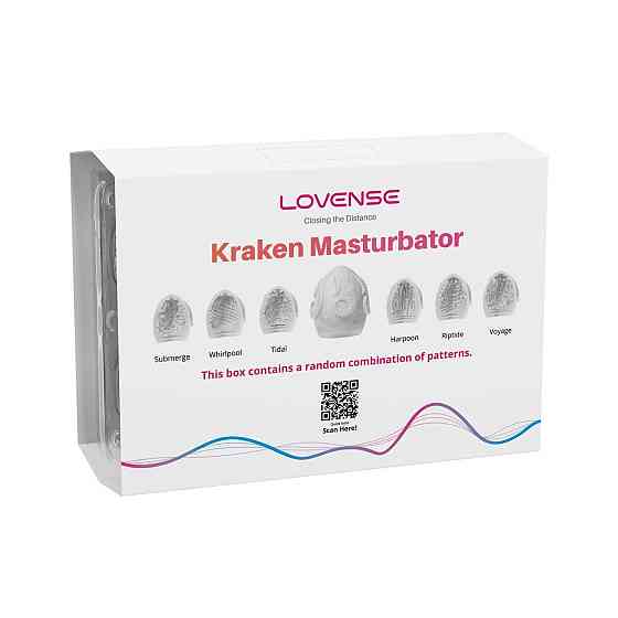 Набір мастурбаторів-яєць Lovense Kraken masturbator egg box, 6 штук, різна текстура Sex Aura Київ