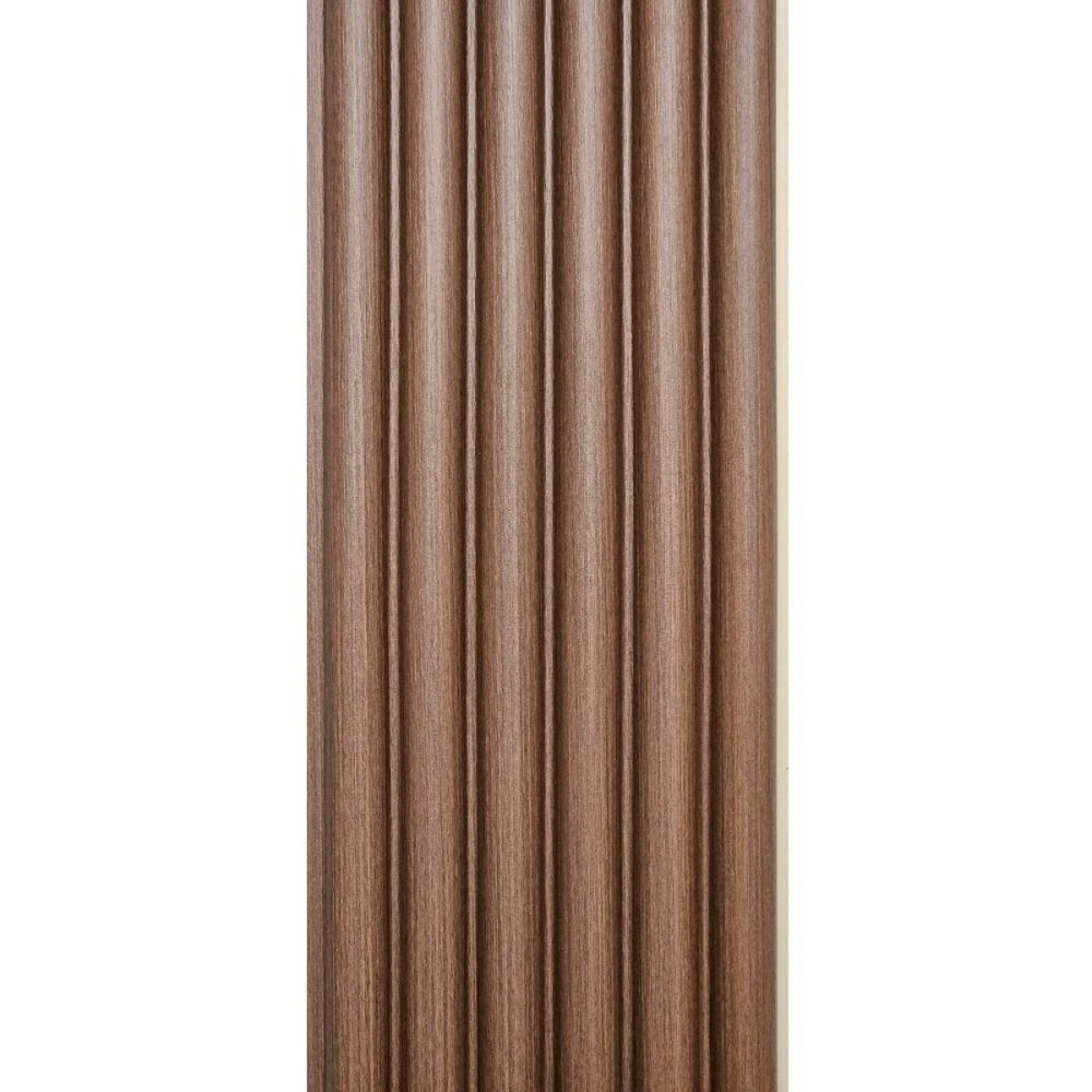 Рейка декоративная WPC круглая стеновая 3000х152х15мм Каштан SW-00001872 Днепр - изображение 5