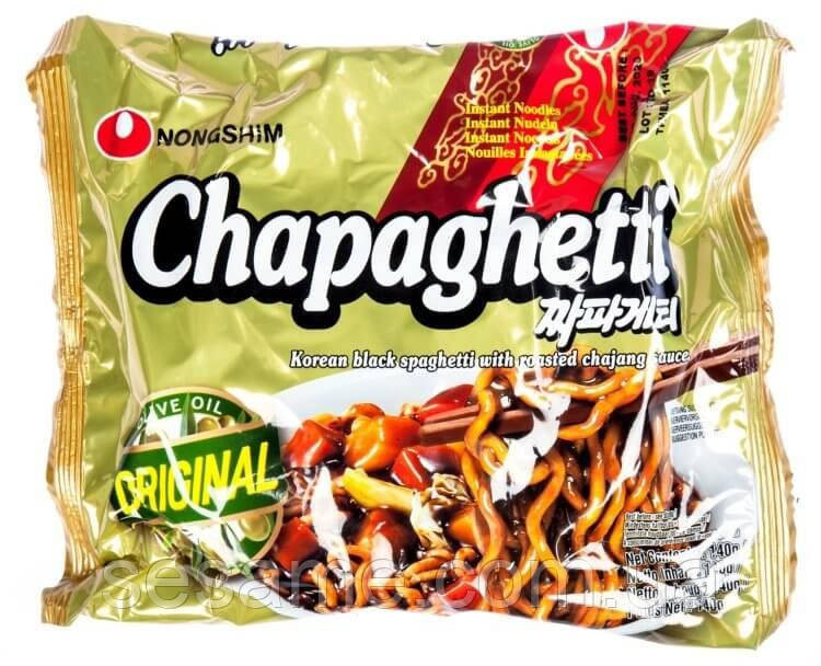 Корейская лапша рамэн с соусом из черных бобов Chapagetti Nongshim 140г Харьков - изображение 1