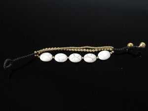 Браслет білий з камінням Київ - фото 1