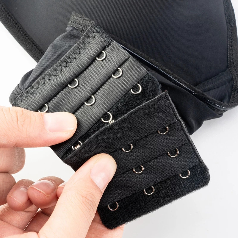 Подовжувач для бюстгальтера на 3 гачка 50 на 55 мм чорний Київ - фото 2