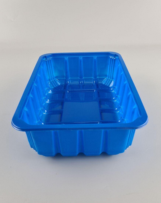 Харчові паковання поліпропіленова на М-4 (260х177х70) синій полімерний (50 шт.) Харків - фото 2